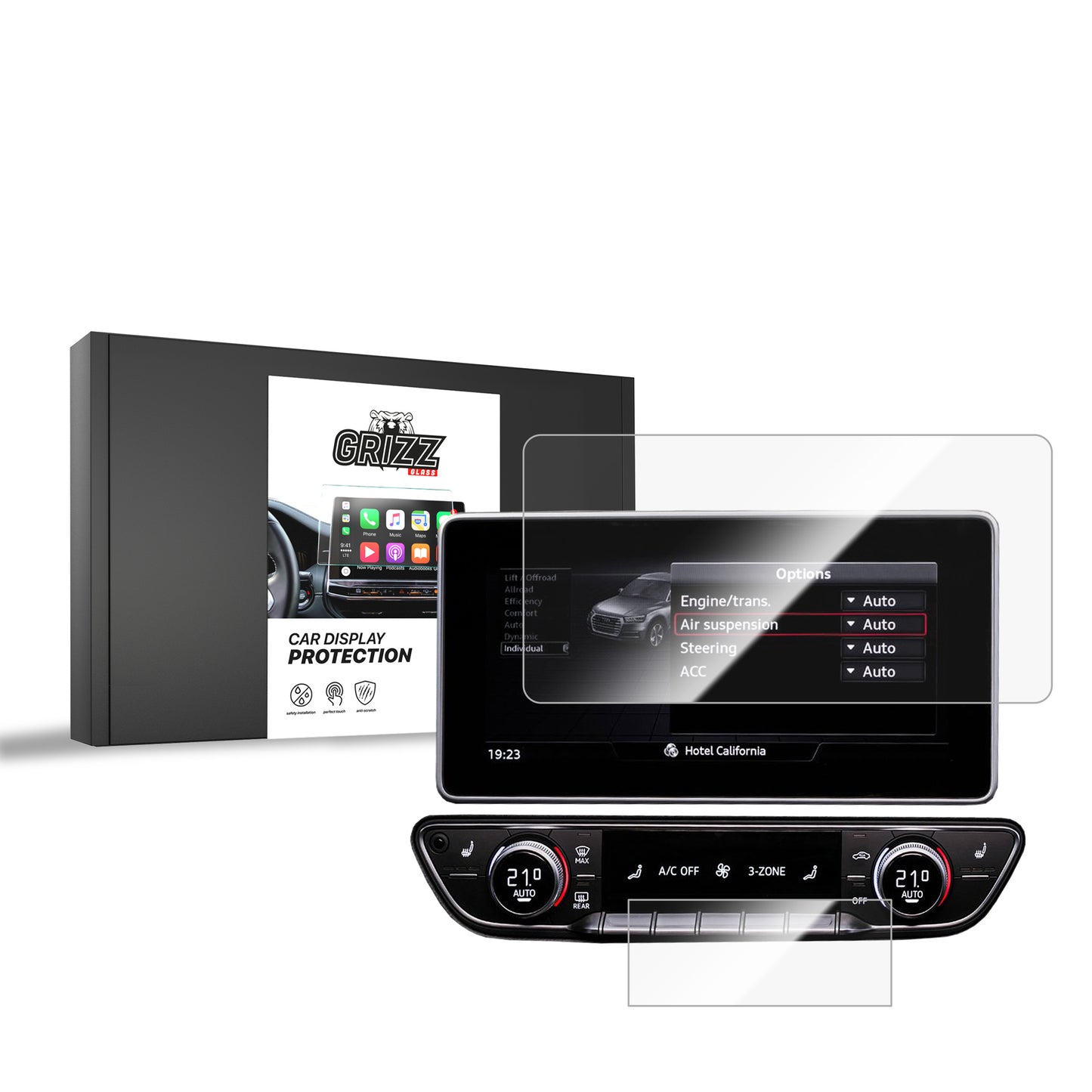 Ceramic screen film Audi A4 B9 8,3" (2016-2019) Grizz 2in1