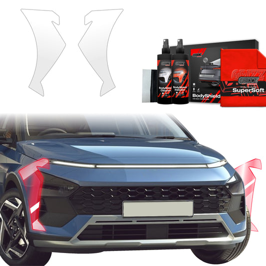 2in1 Protective film for bumper for Hyundai Bayon (2024-2025)