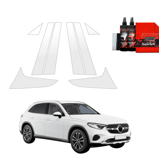 8in1 Protective film for pillars for Mercedes GLC Wagon (2025)