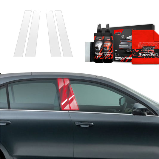 4in1 Protective film for pillars for Skoda Octavia 3 (2017-2020)
