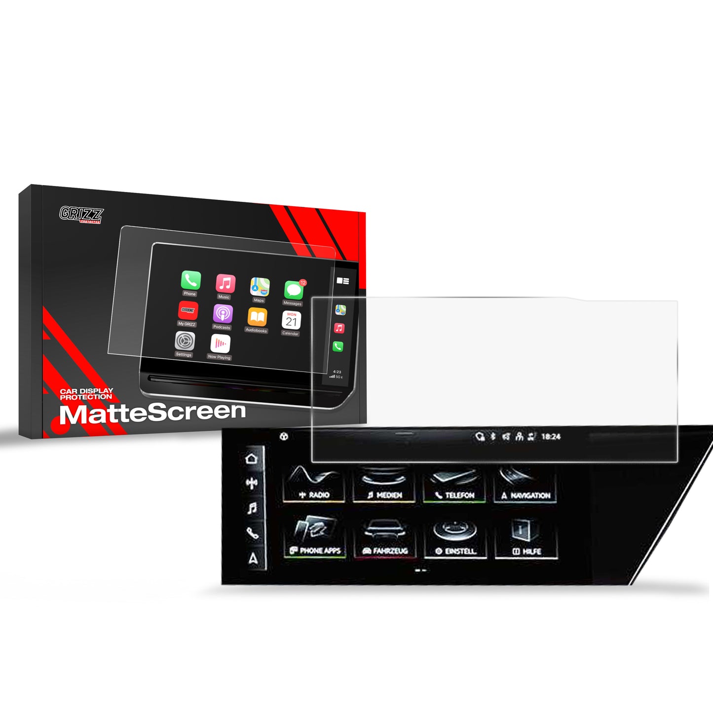 Anti-fingerprint screen film Audi A3 8Y (2020-2025) Matte Grizz