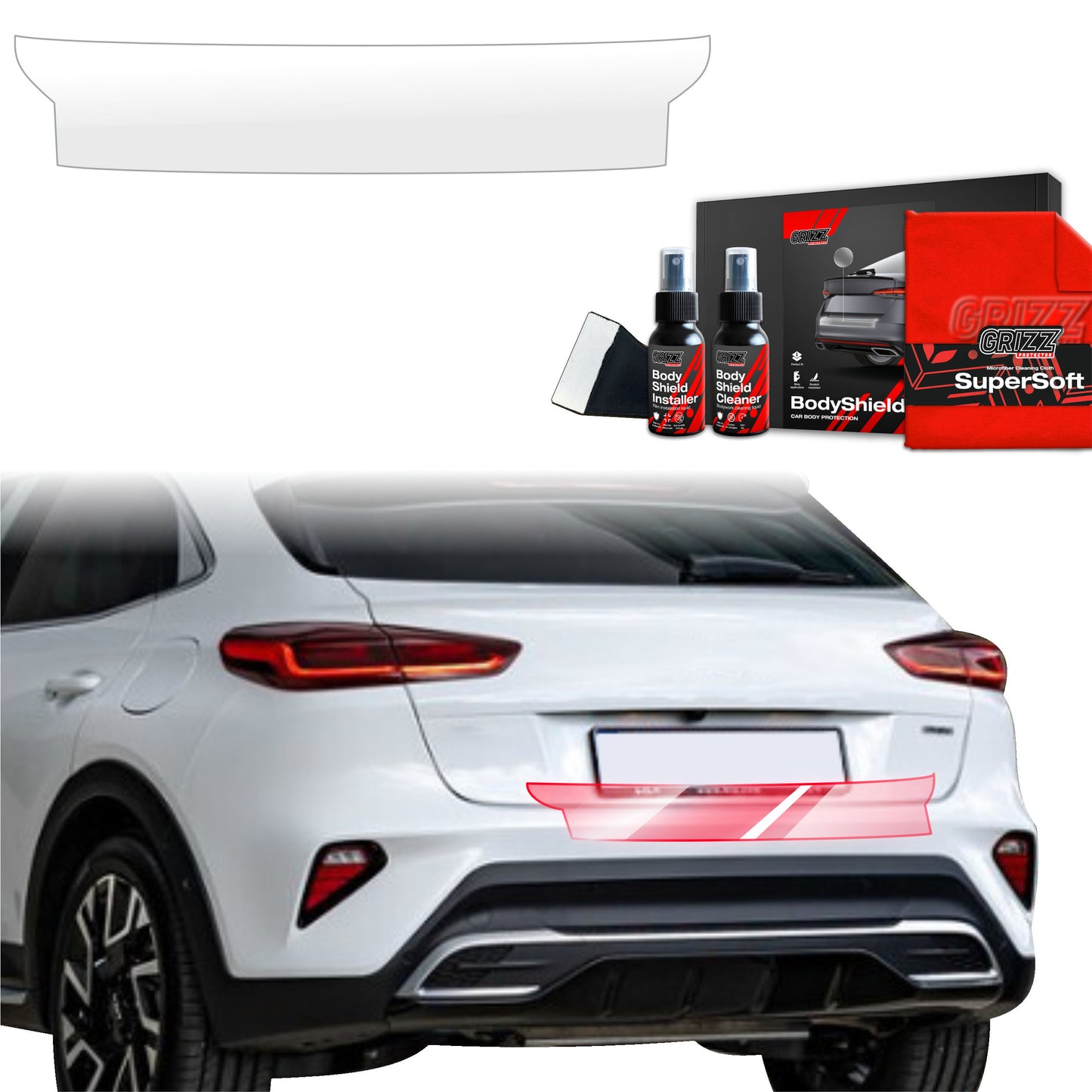 Protective film for trunk threshold for Kia XCeed (2022-2025)