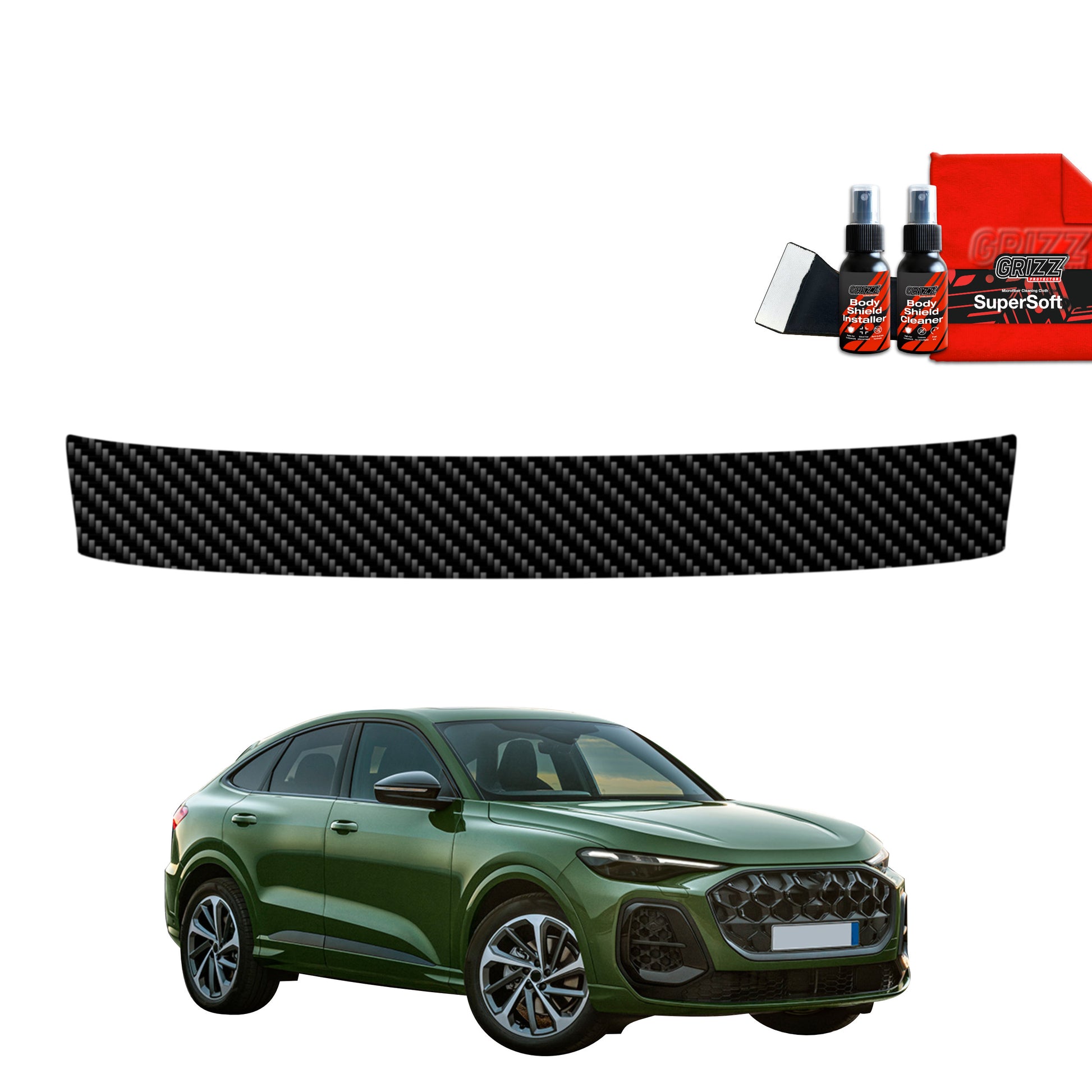 Carbon film for trunk threshold for Audi Q5 Sportback (2025)