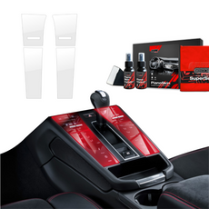 4in1 Grizz protective interior film Porsche Macan GTS (2021-2024) Transparent PianoSkin