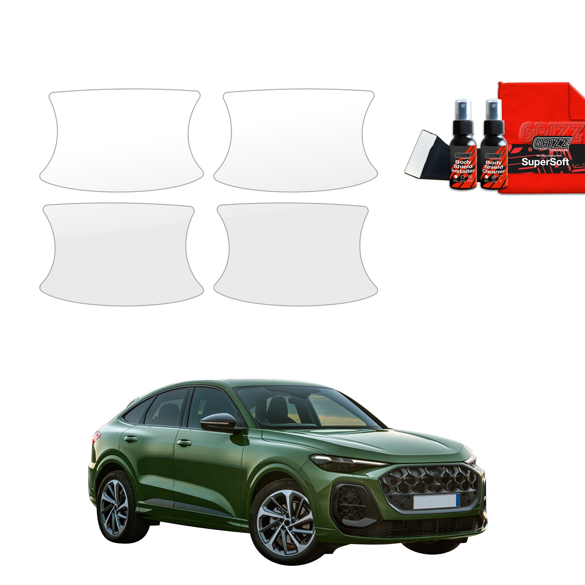 4in1 Protective film under door handles for Audi Q5 Sportback (2025)