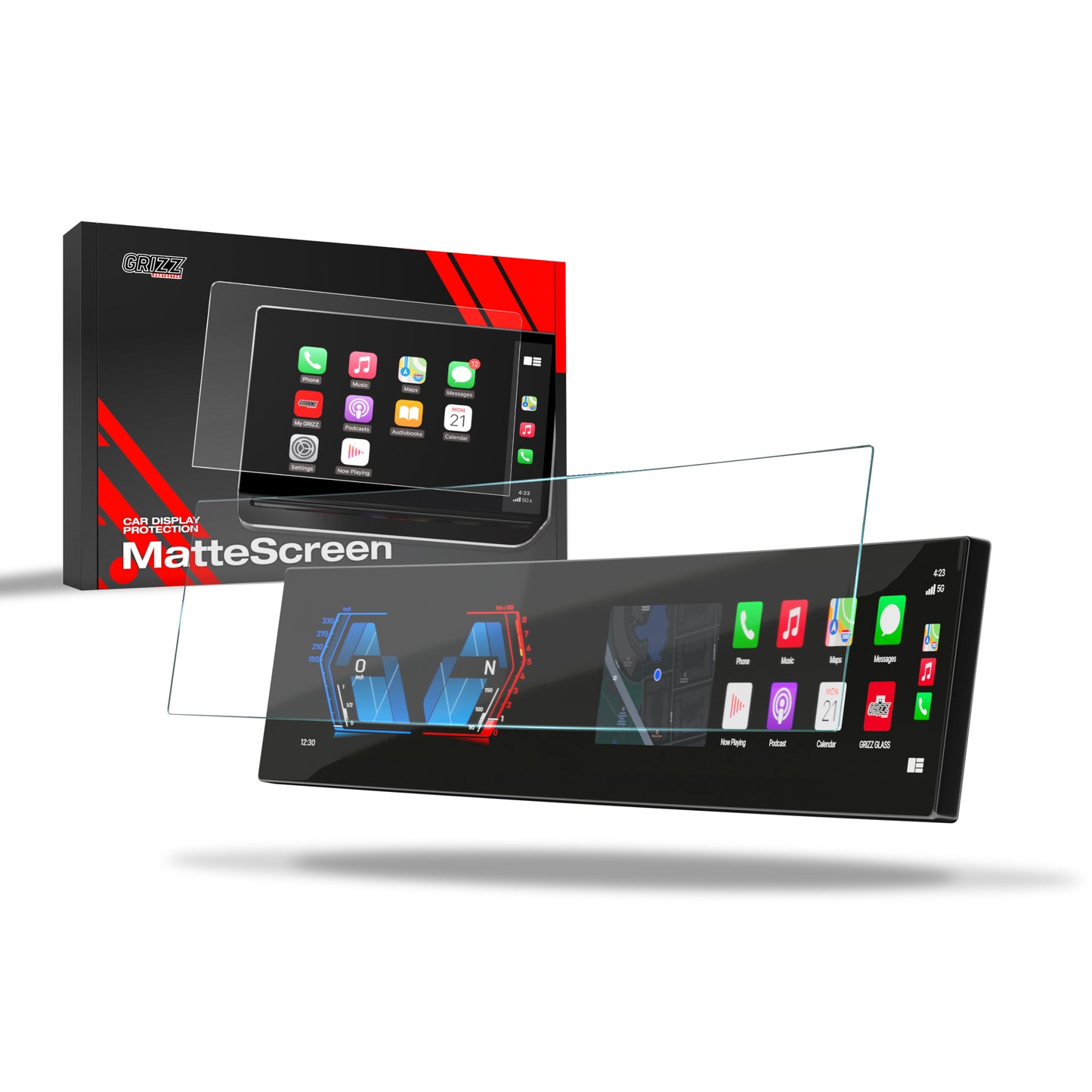 Anti-fingerprint screen film BMW 7 G70 (2023-2025) Matte Grizz