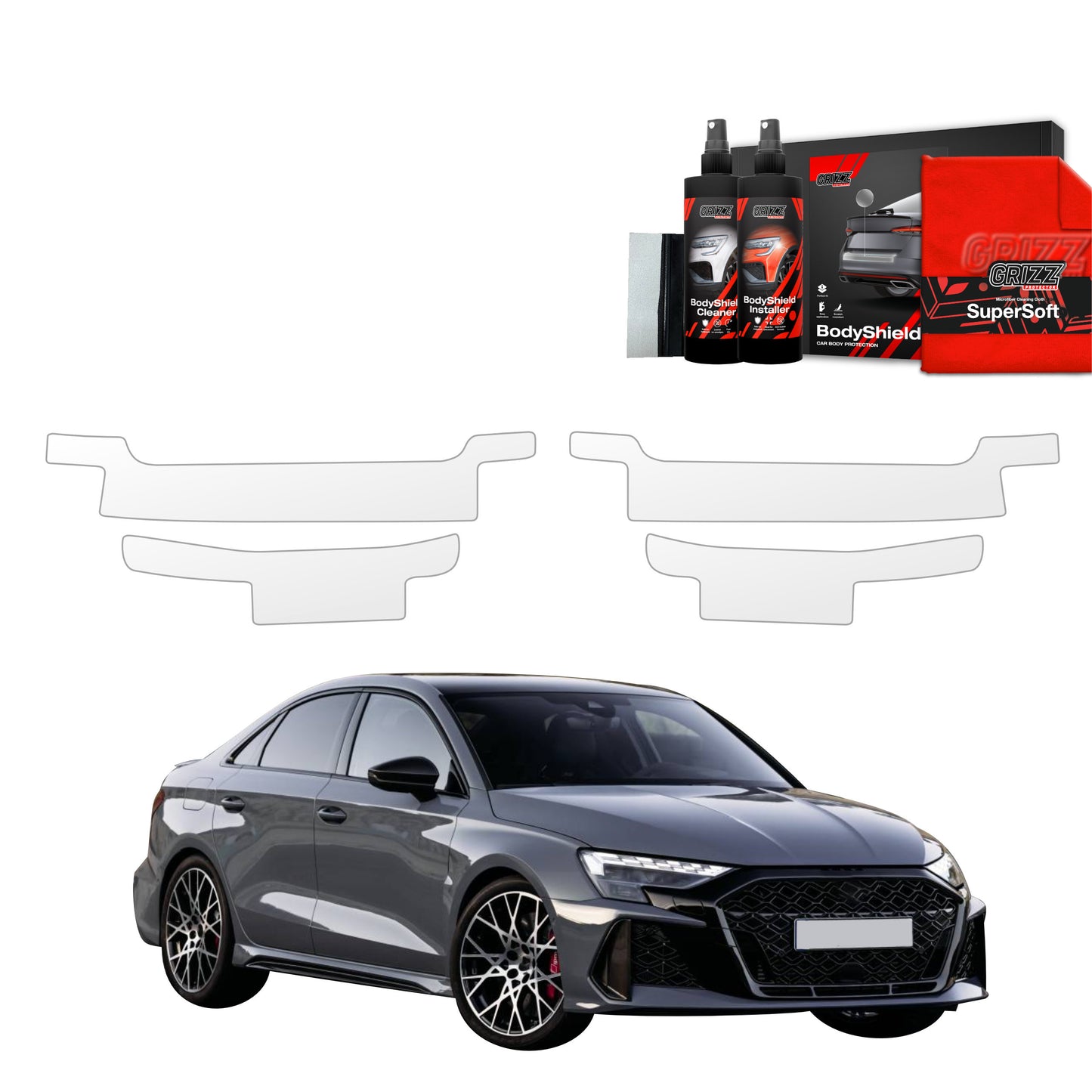 4in1 Protective film for sills for Audi RS3 (2025)
