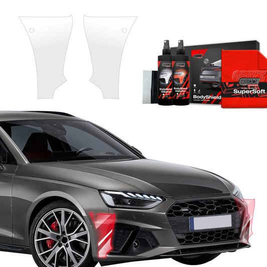 2in1 Protective film for the side of the bumper for  Audi A4 Avant (2019-2024)