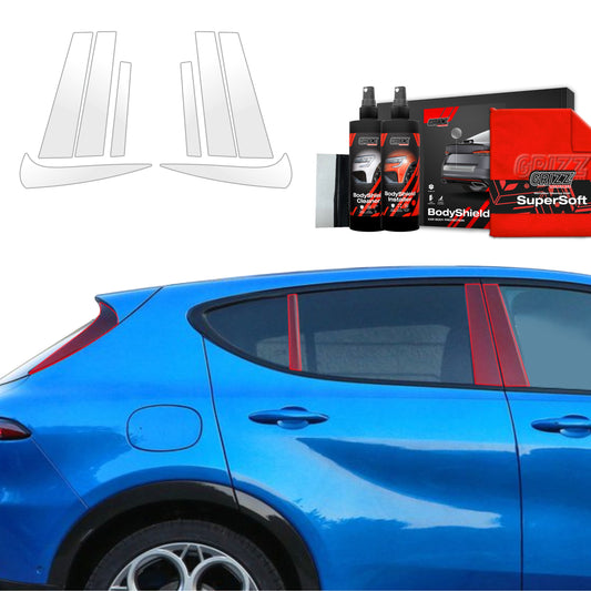 8in1 Protective film for pillars for Alfa Romeo Tonale (2022-2025)
