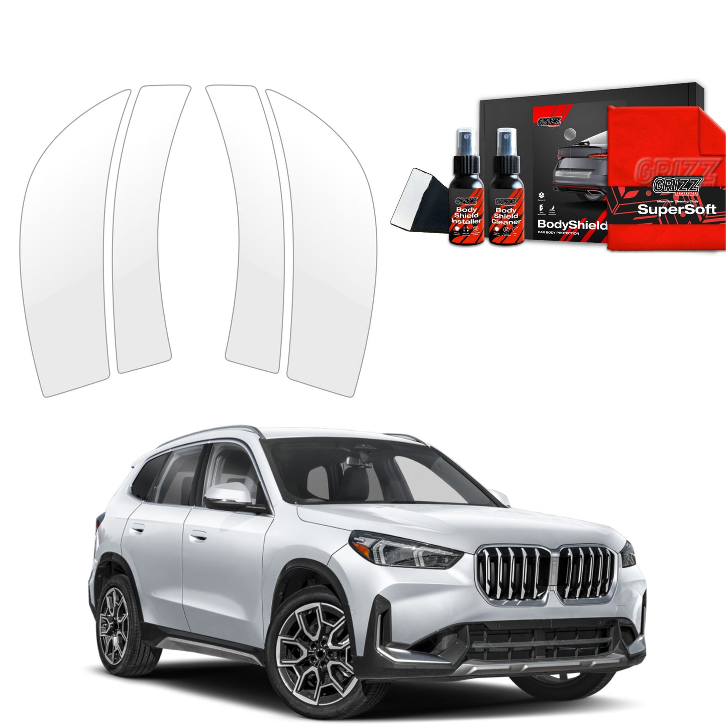 4in1 Protective film for wheel arches for BMW X1 (2023-2025)