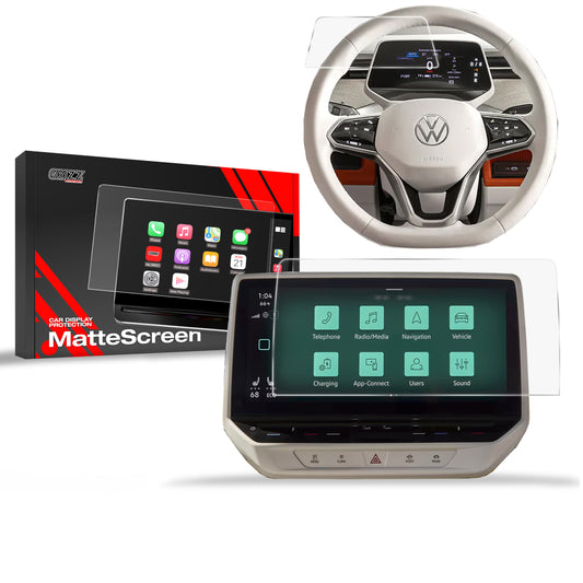 Anti-fingerprint screen film Volkswagen VW ID. Buzz 12" (2022-2025) Matte Grizz 2in1