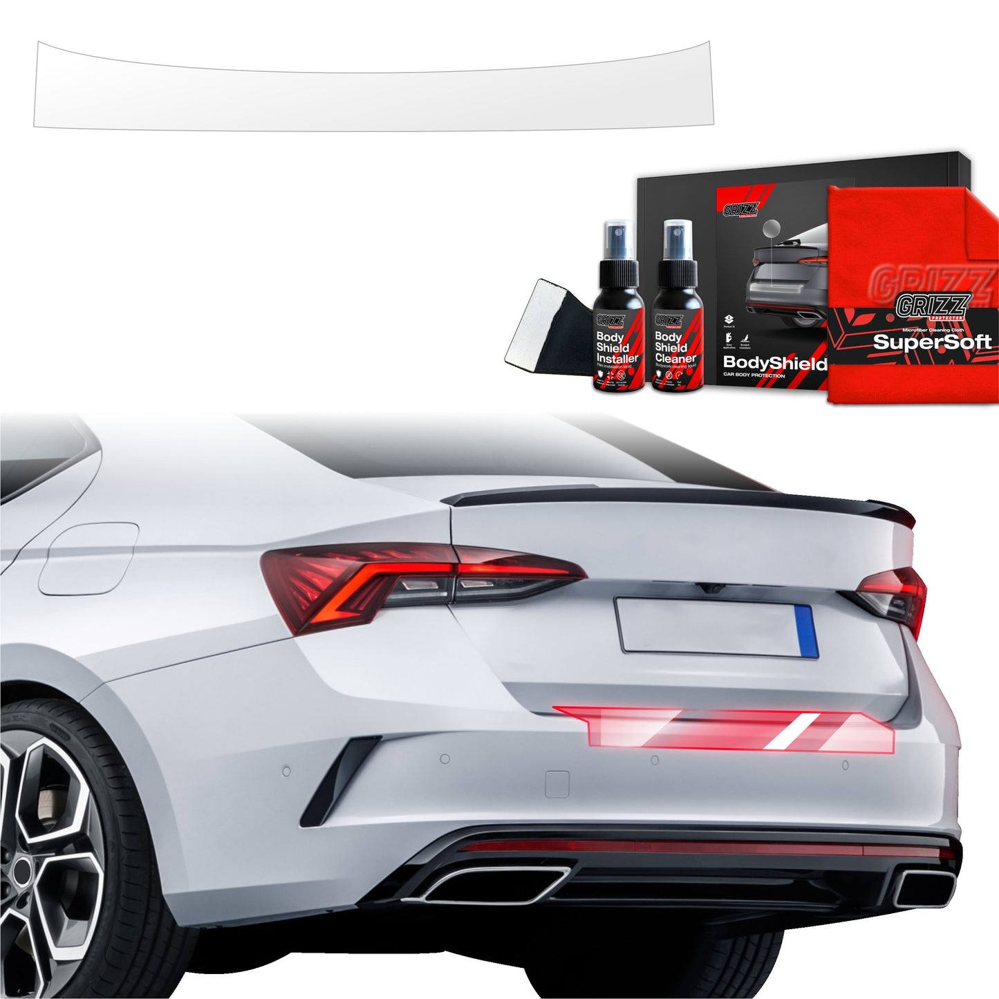 Protective film for trunk threshold for Skoda Octavia 4 Hatchback Facelift (2024-2025)