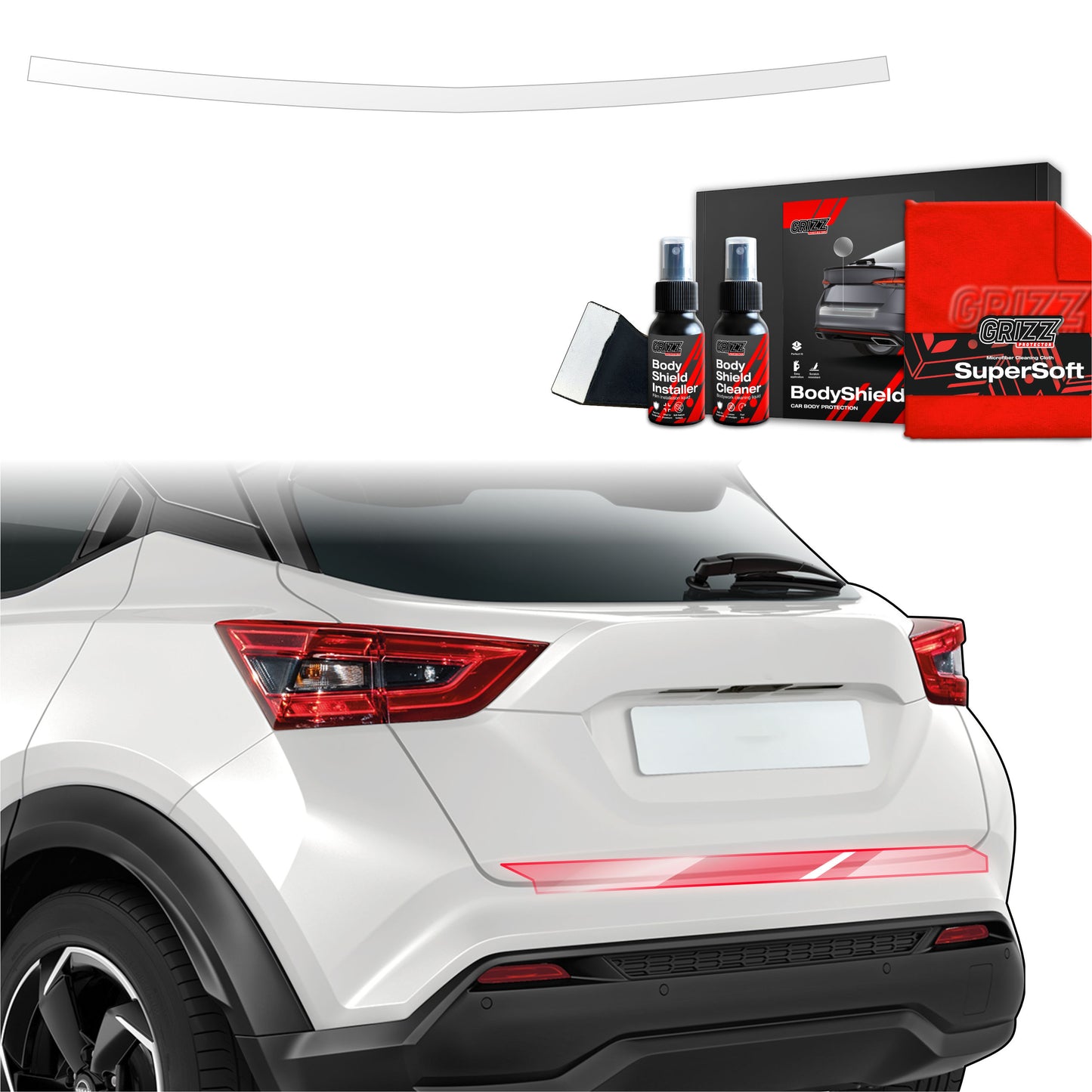 Protective film for trunk threshold for Nissan Juke Facelift (2024-2025)