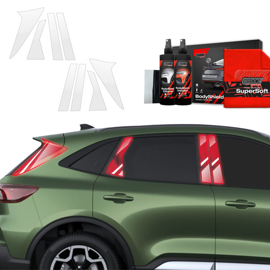 8in1 Protective film for pillars for Ford Kuga Titanium Facelift (2024-2025)