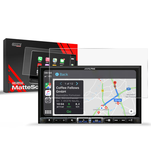 Anti-fingerprint screen film Alpine iLX-705D Matte Grizz