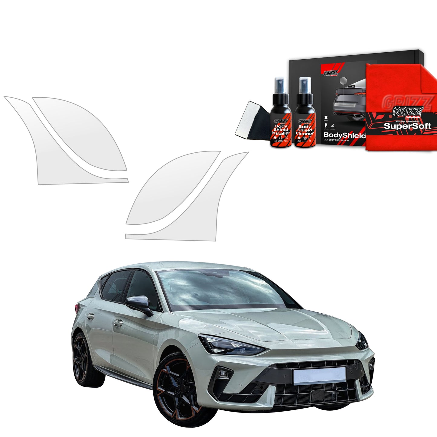 4in1 Protective film for wheel arches for Cupra Leon Hatchback (2024-2025)