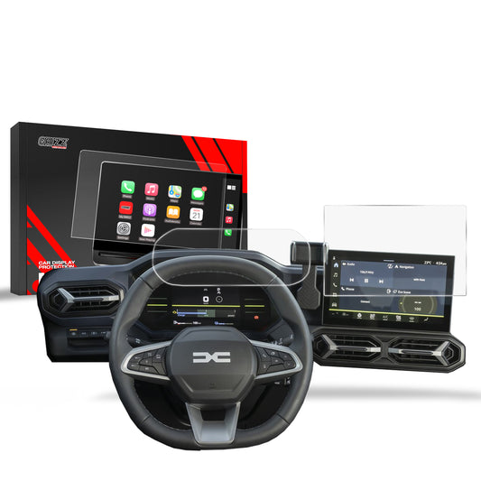 Anti-fingerprint screen film Dacia Spring 10" (2024-2025) Matte Grizz 2in1