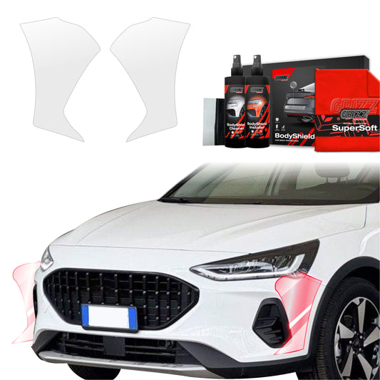 2in1 Protective film for bumper for Ford Focus Active X Kombi Facelift (2021-2025)