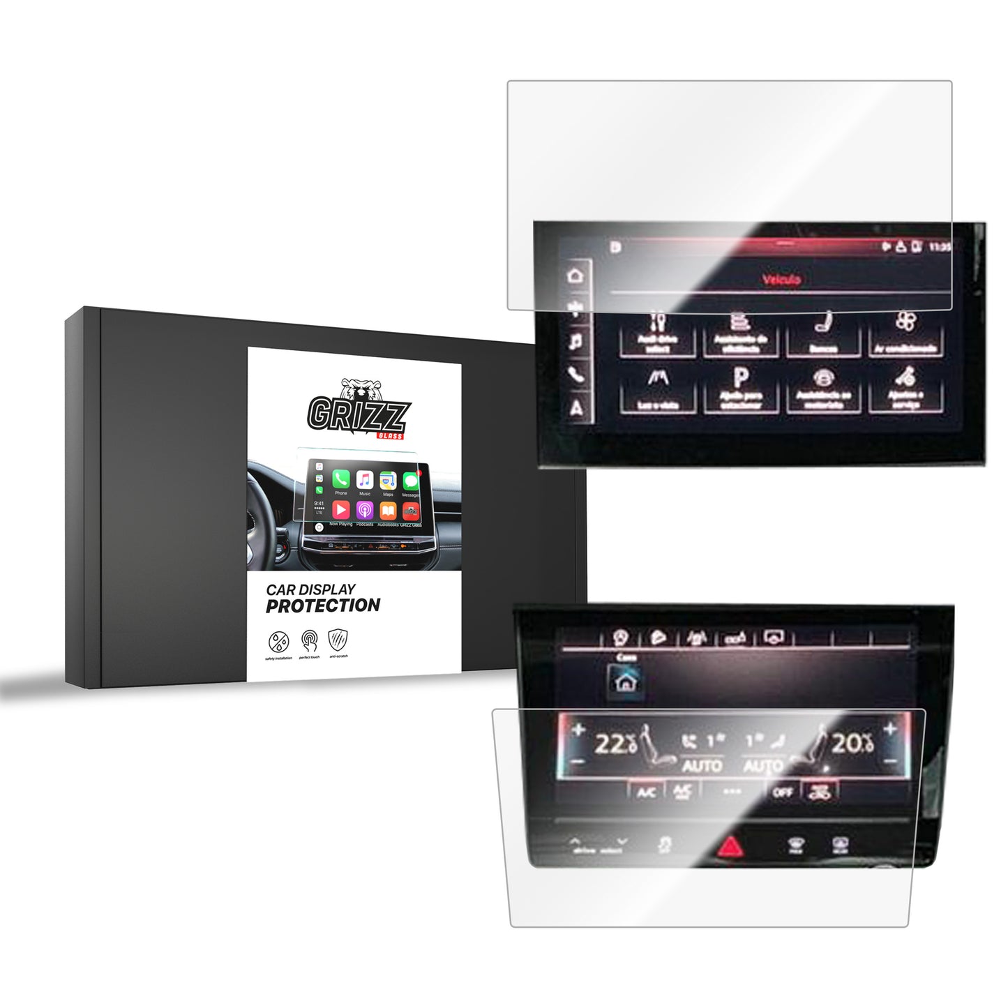 Ceramic screen film Audi Q7 (2019-2025) Grizz 2in1