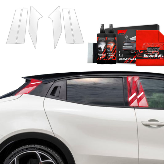 6in1 Protective film for pillars for Alfa Romeo Junior (2024-2025)