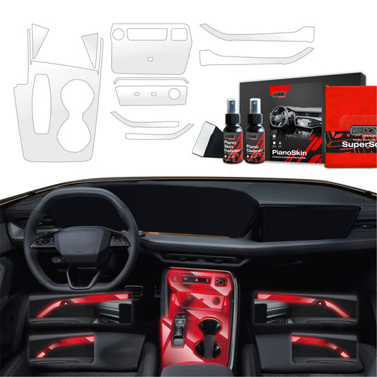 10in1 Grizz protective interior film Audi Q5 (2025) Transparent PianoSkin