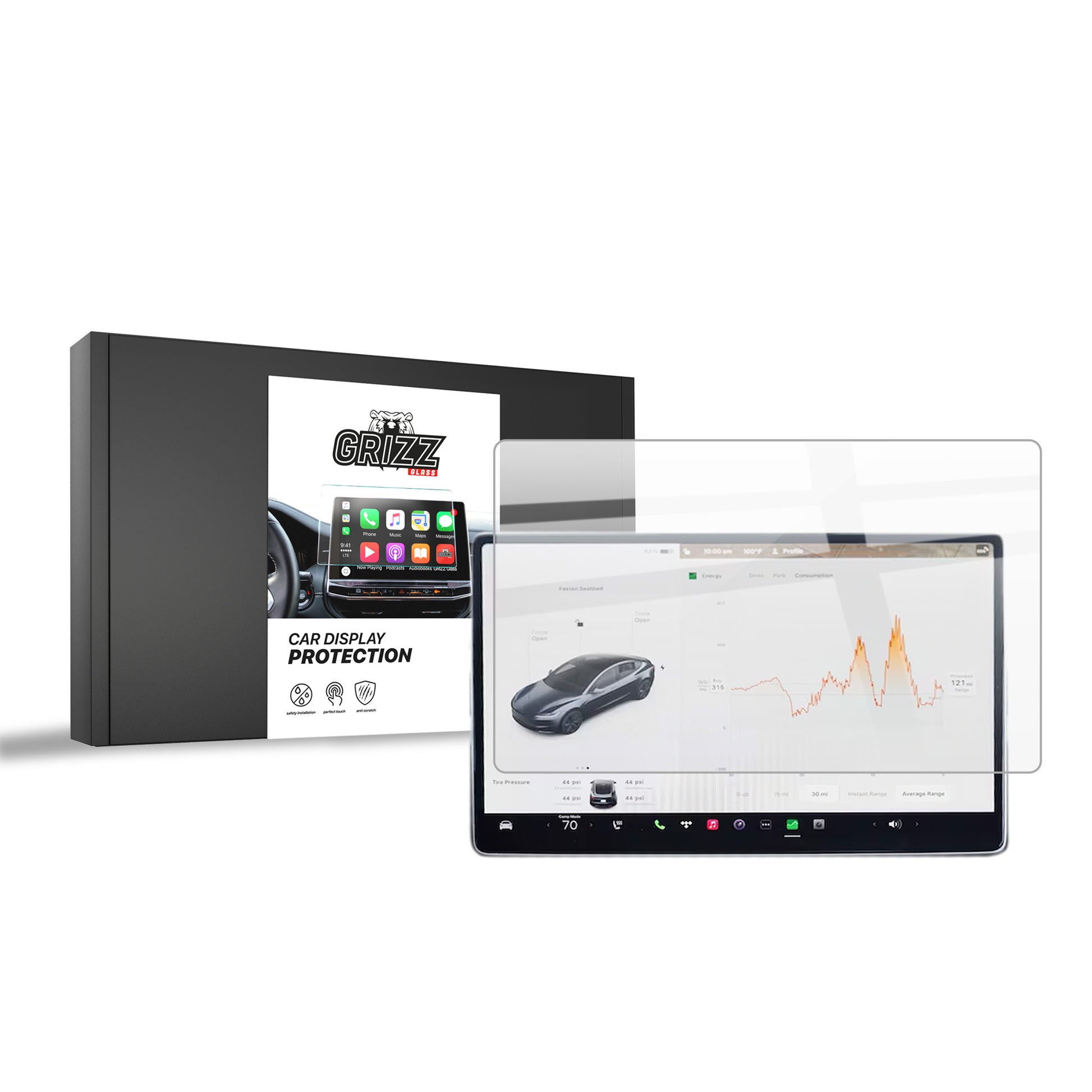 Ceramic screen film Tesla Model Y Juniper (2024-2025) Grizz