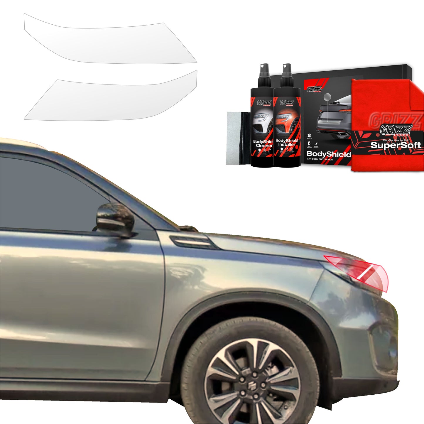 2in1 Protective film for lights for Suzuki Vitara Facelift (2024-2025)