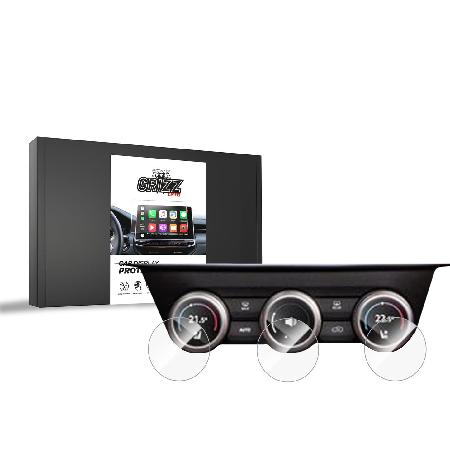 Ceramic screen film Skoda Kodiaq 2 (2024-2025) Grizz 3in1