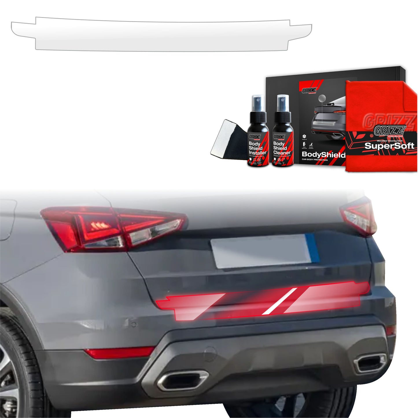 Protective film for trunk threshold for Seat Arona (2021-2025)