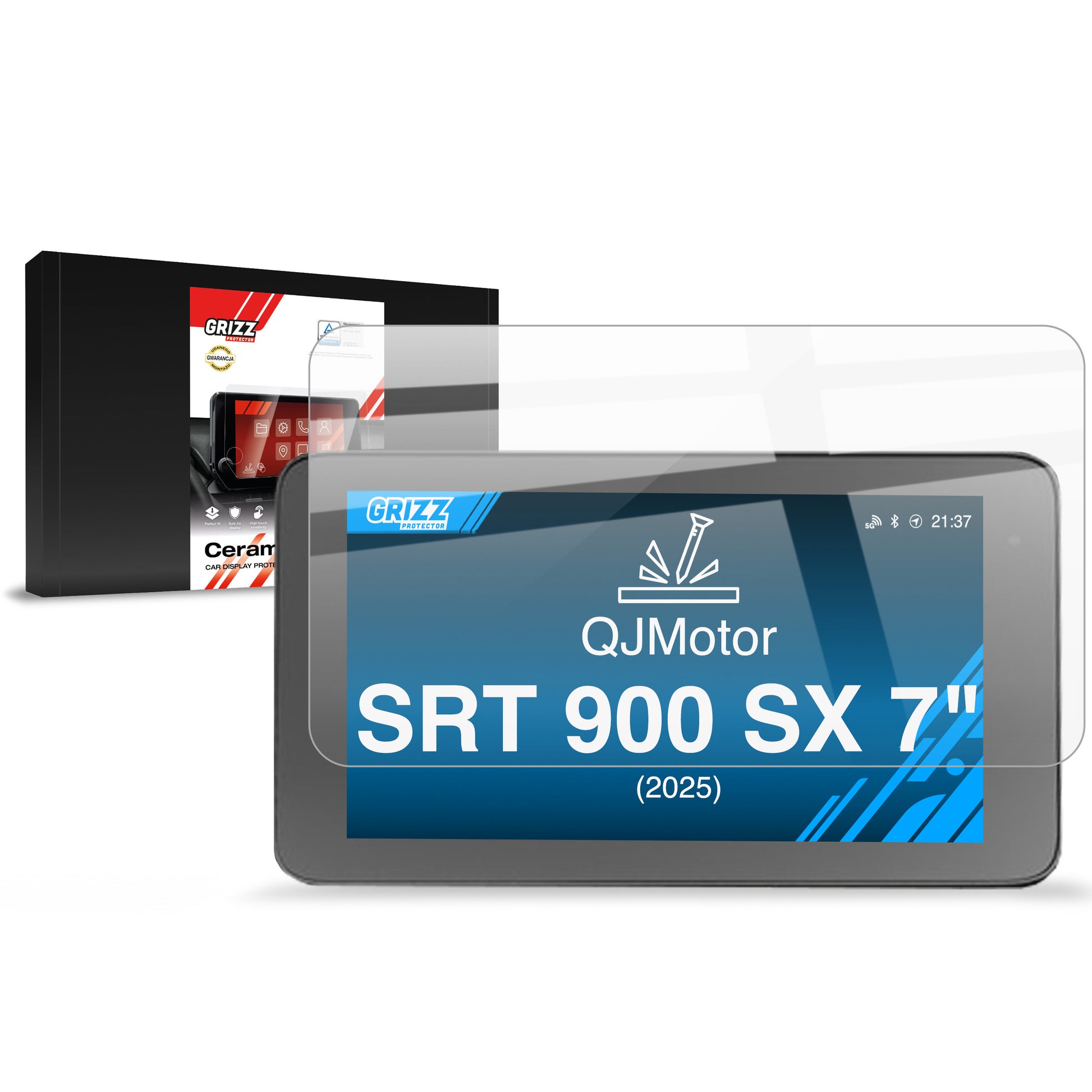 Ceramic screen film QJMotor SRT 900 SX 7" (2025) Grizz