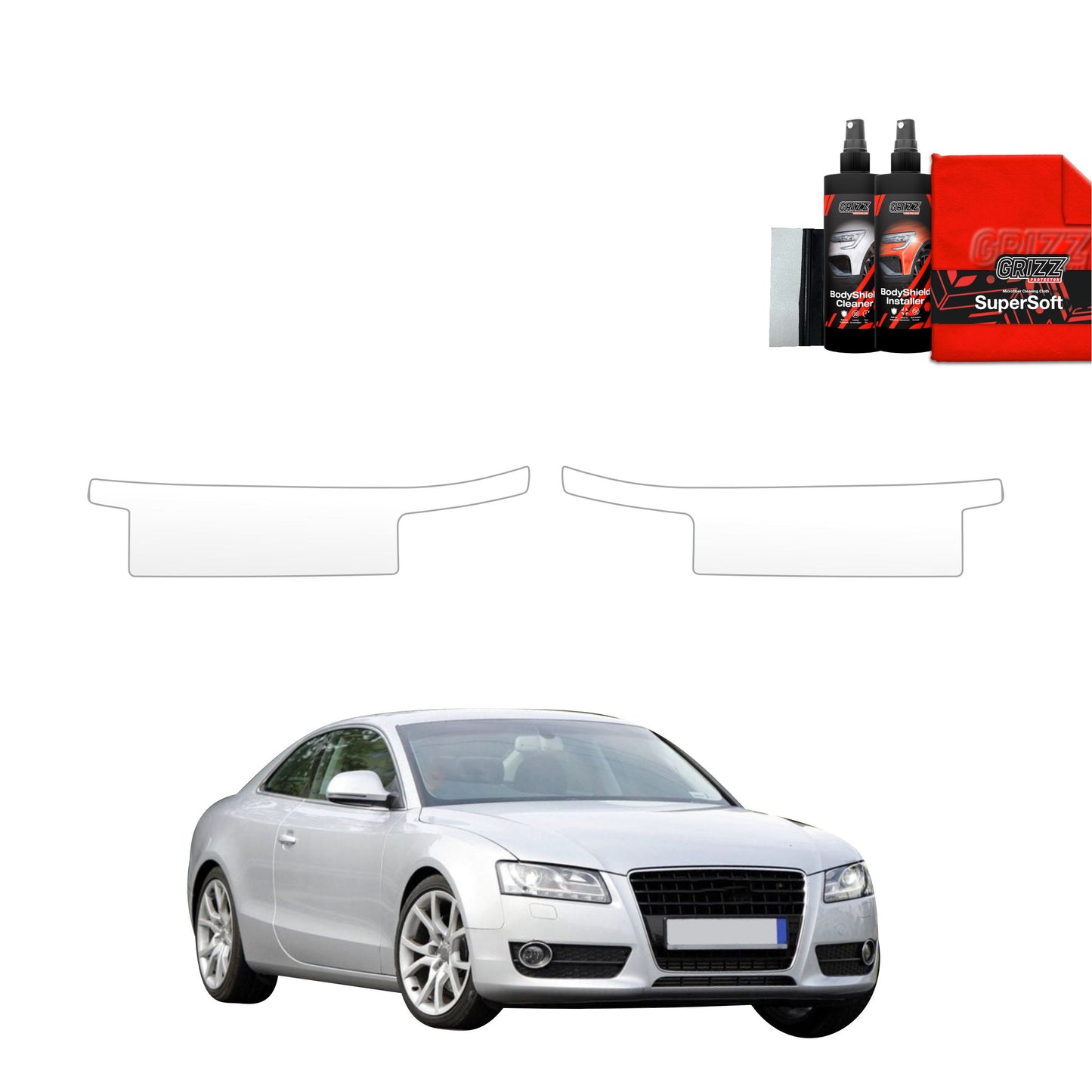 2in1 Protective film for sills for Audi A3 8P Hatchback 5D (2008-2012)