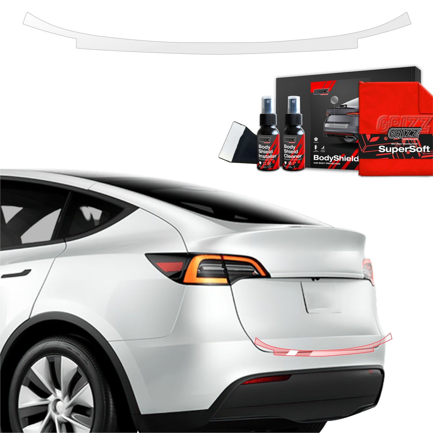 Protective film for trunk threshold for Tesla Model Y (2020-2024)