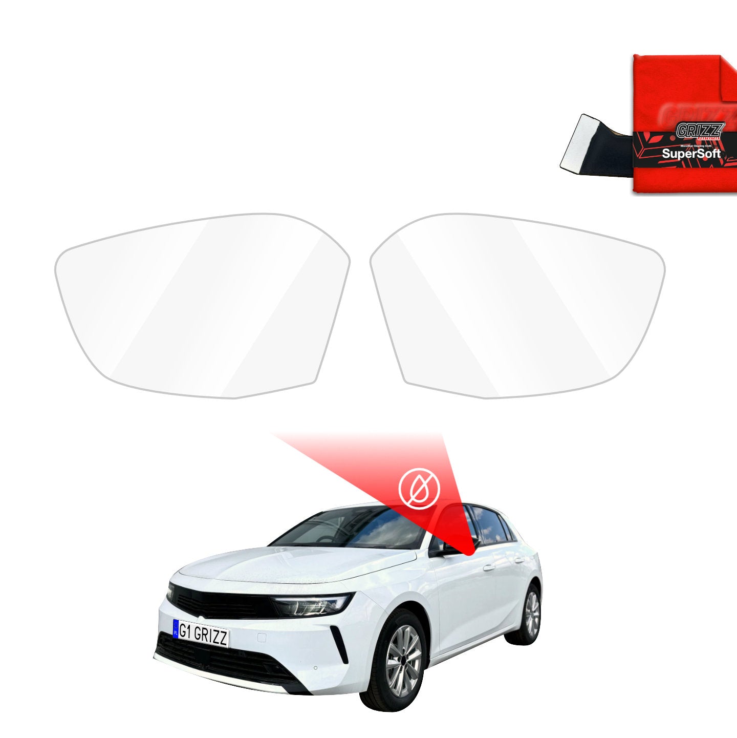 Rainproof film for mirrors for Opel Astra (2025)