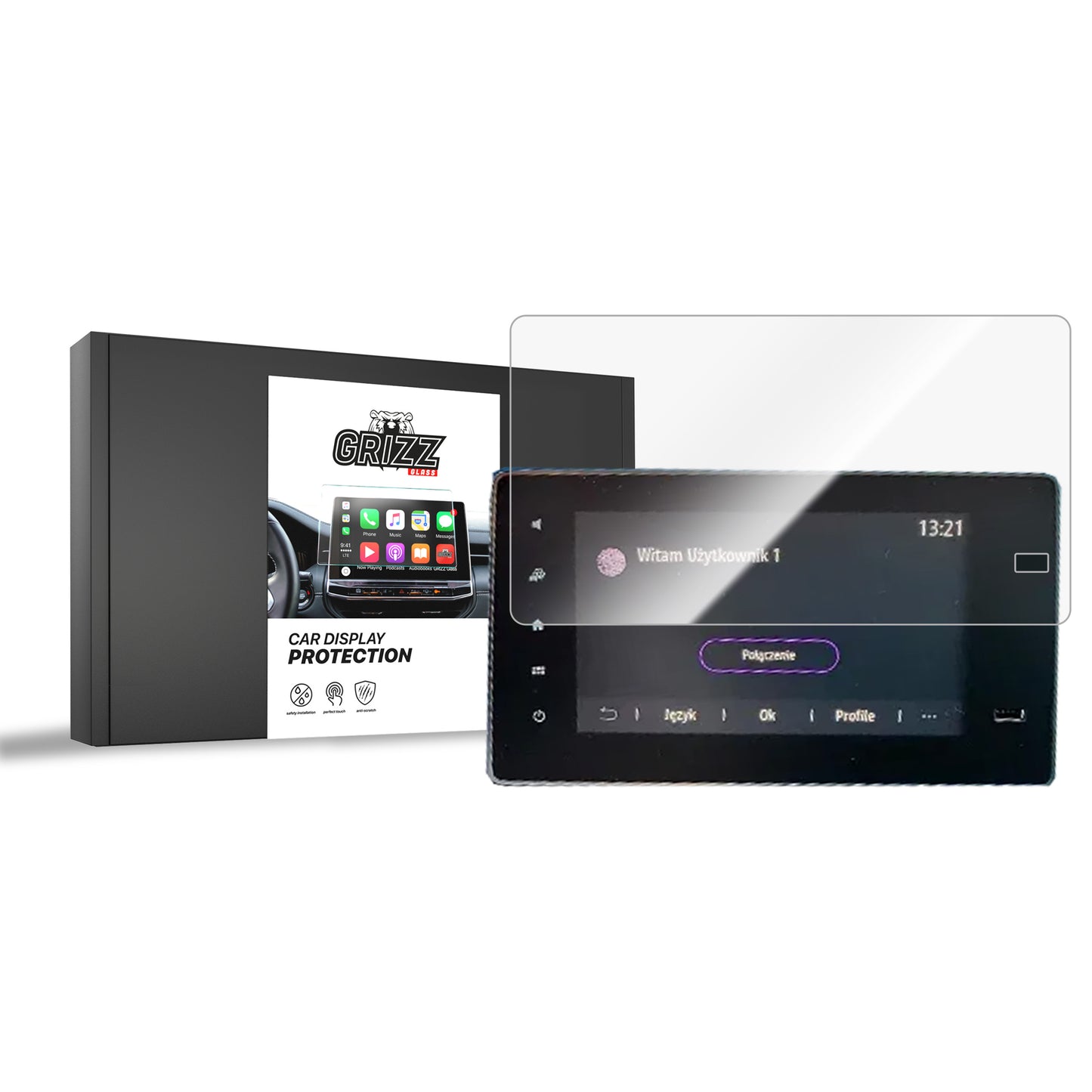 Ceramic screen film Renault Express 2 8" (2021-2025) Grizz