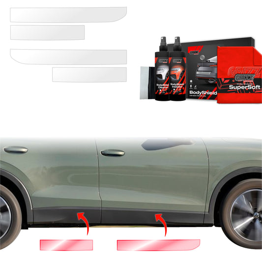4in1 PPF film for door sills without covers for Volkswagen Tiguan 3 (2024-2025) Grizz