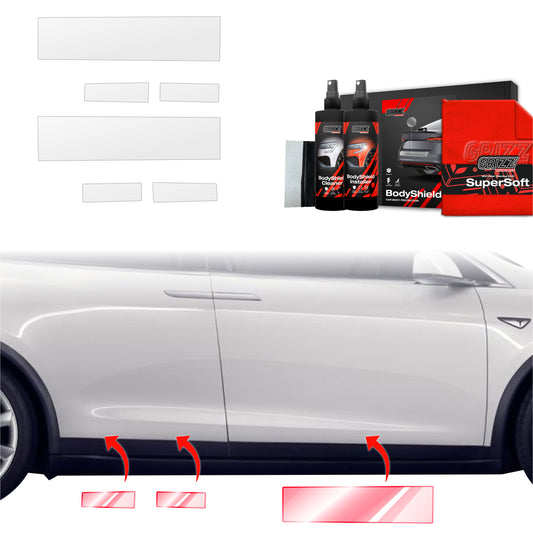 6in1 Protective film for sills for Tesla Model X (2021-2025)