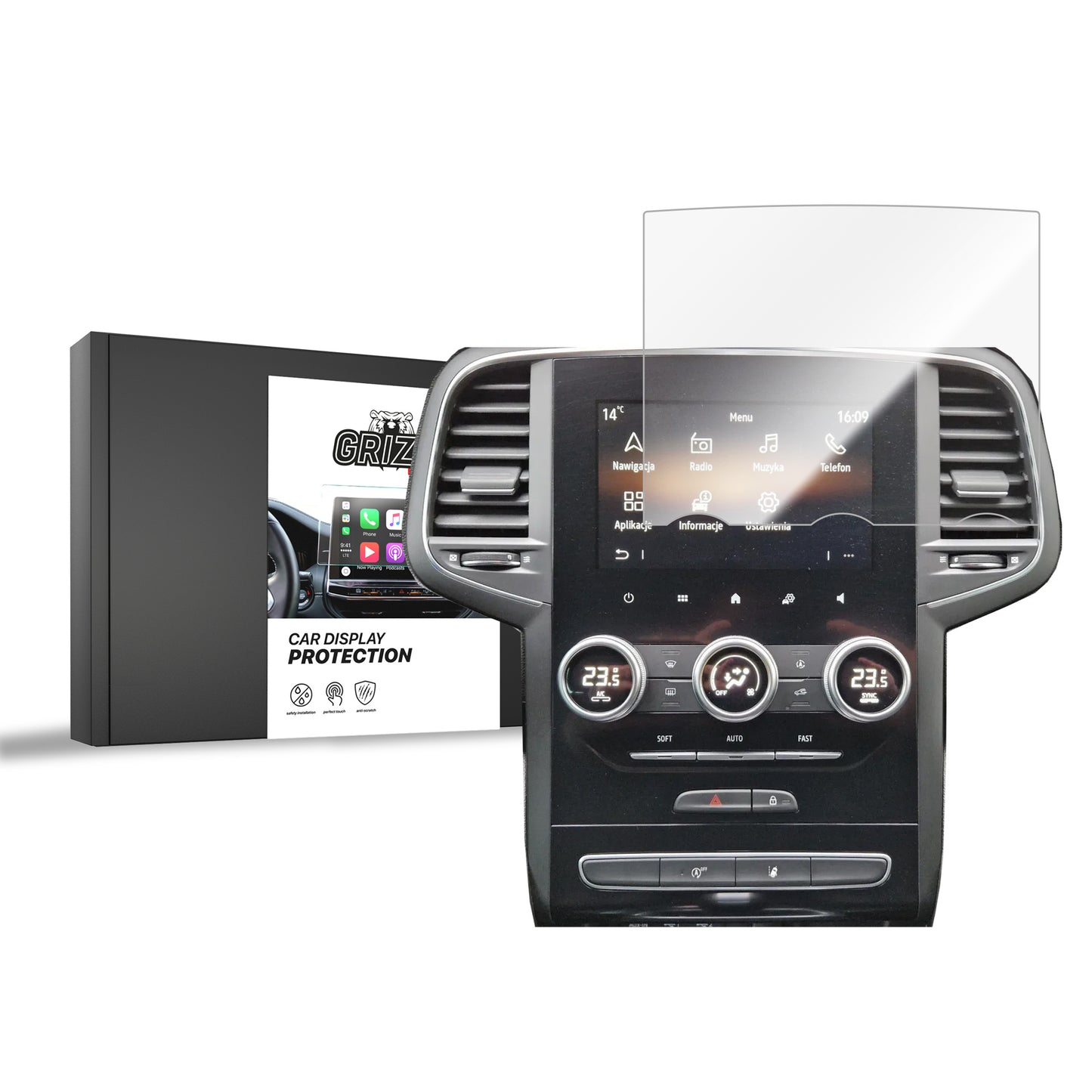 Ceramic screen film Renault Megane (2020-2024) Grizz