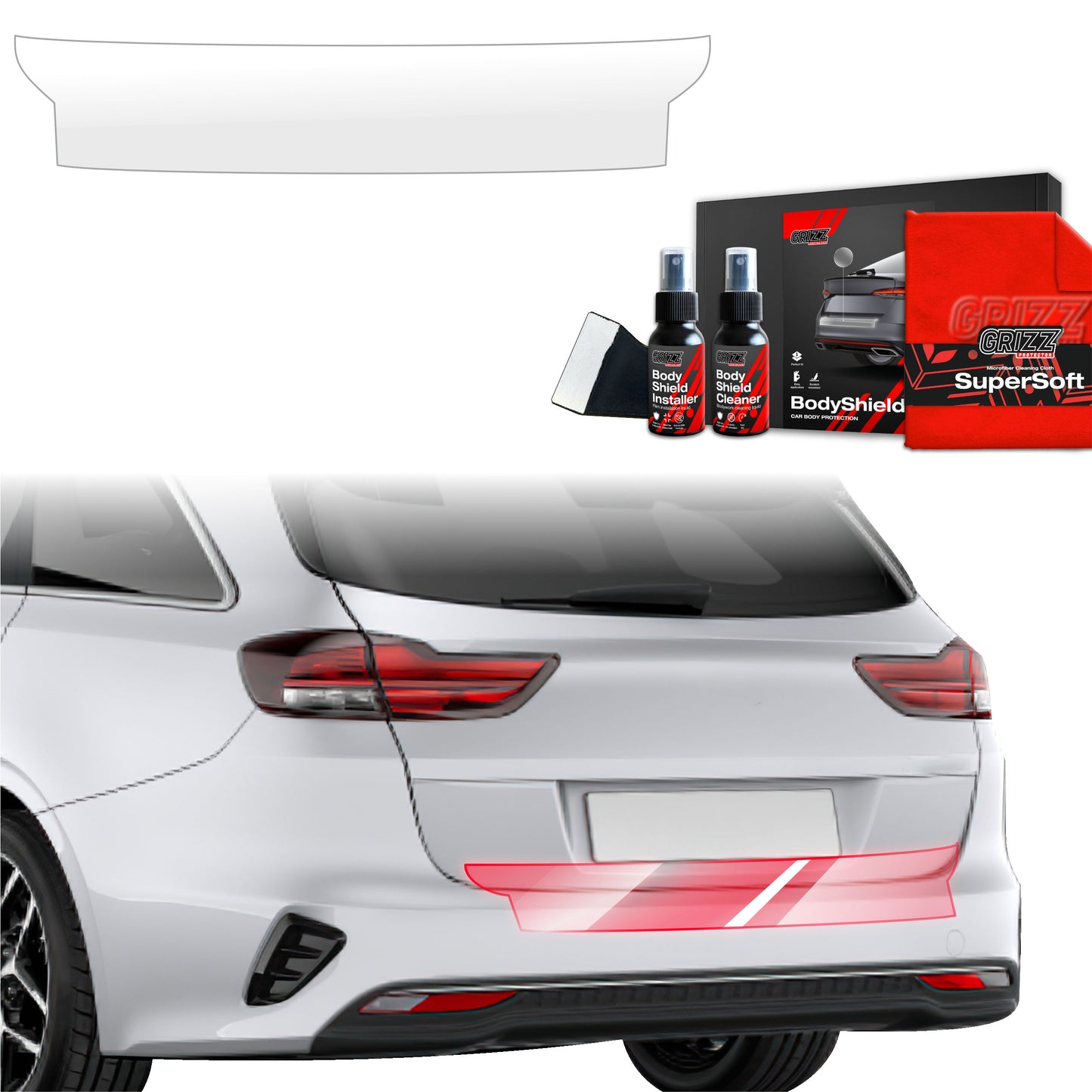 Protective film for trunk threshold for Kia Ceed SW Kombi (2021-2025)