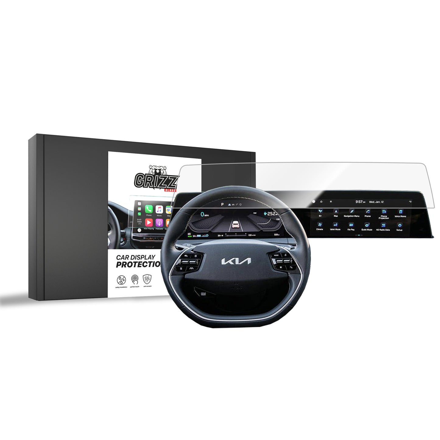Ceramic screen film Kia EV6 (2021-2024) Grizz