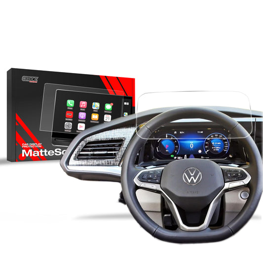Anti-fingerprint screen film Volkswagen VW Multivan 4 Virtual Cockpit 10,25" (2021-2024) Matte Grizz