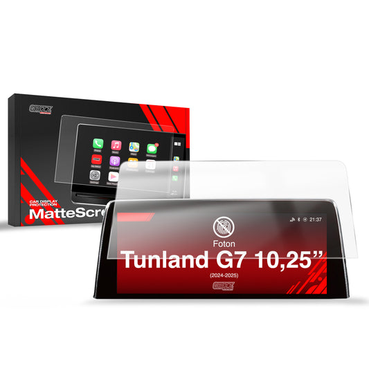 Anti-fingerprint screen film Foton Tunland G7 10,25" (2024-2025) Matte Grizz