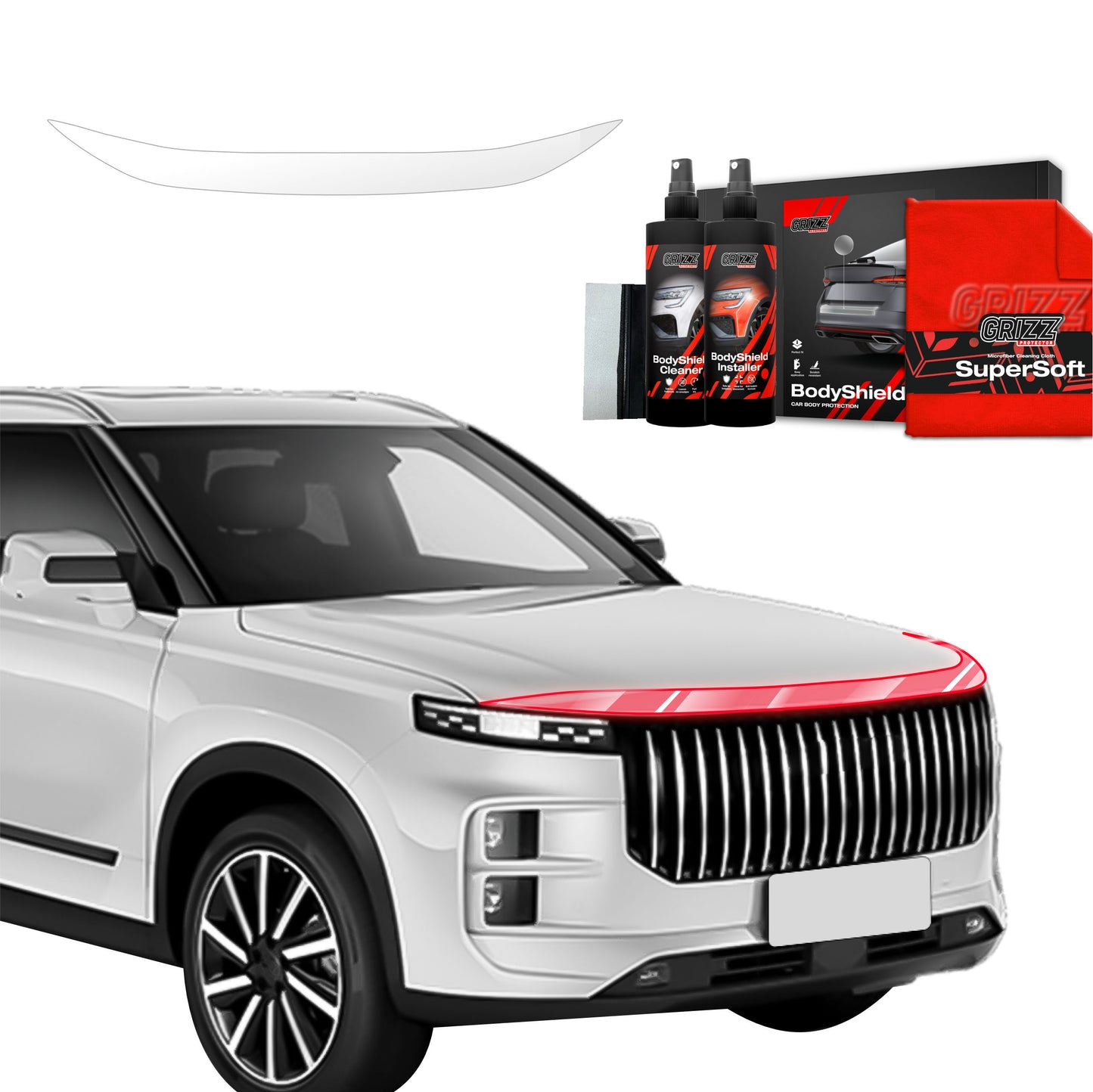 Protective film for hood for Jaecoo J7 (2024-2025)