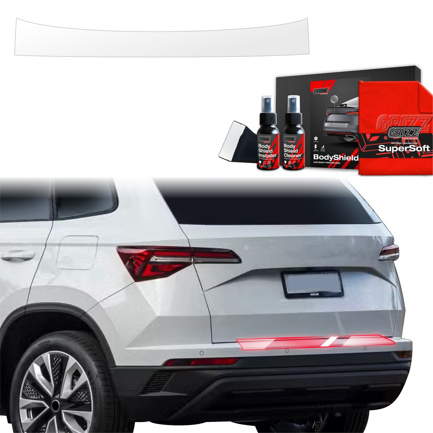 Protective film for trunk threshold for Skoda Karoq (2022-2025)