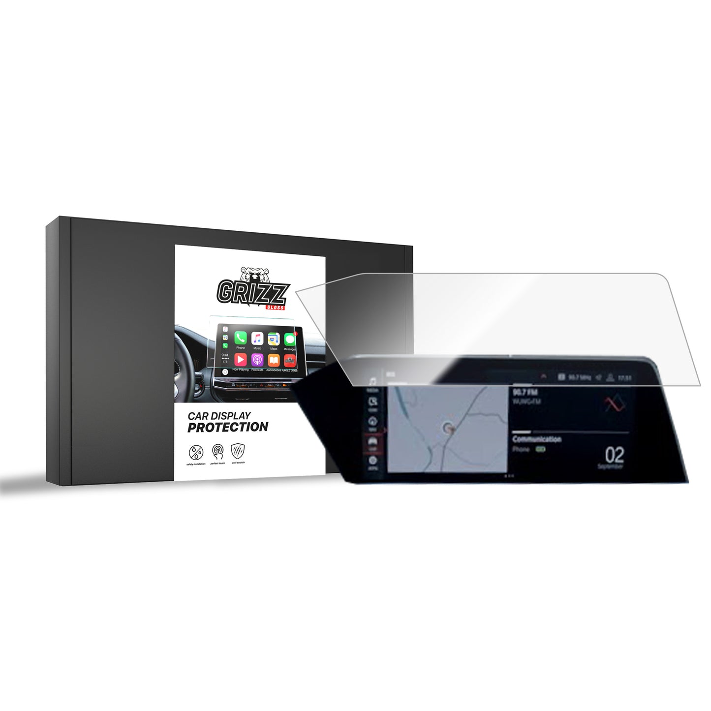 Ceramic screen film BMW X7 G07 12.3" (2018-2022) Grizz