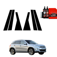 6w1 Black film for pillars for Citroen C4 Aircross (2012-2017)