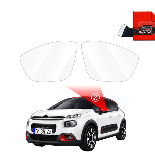 Rainproof film for mirrors for Citroen C3 3 (2016-2020)