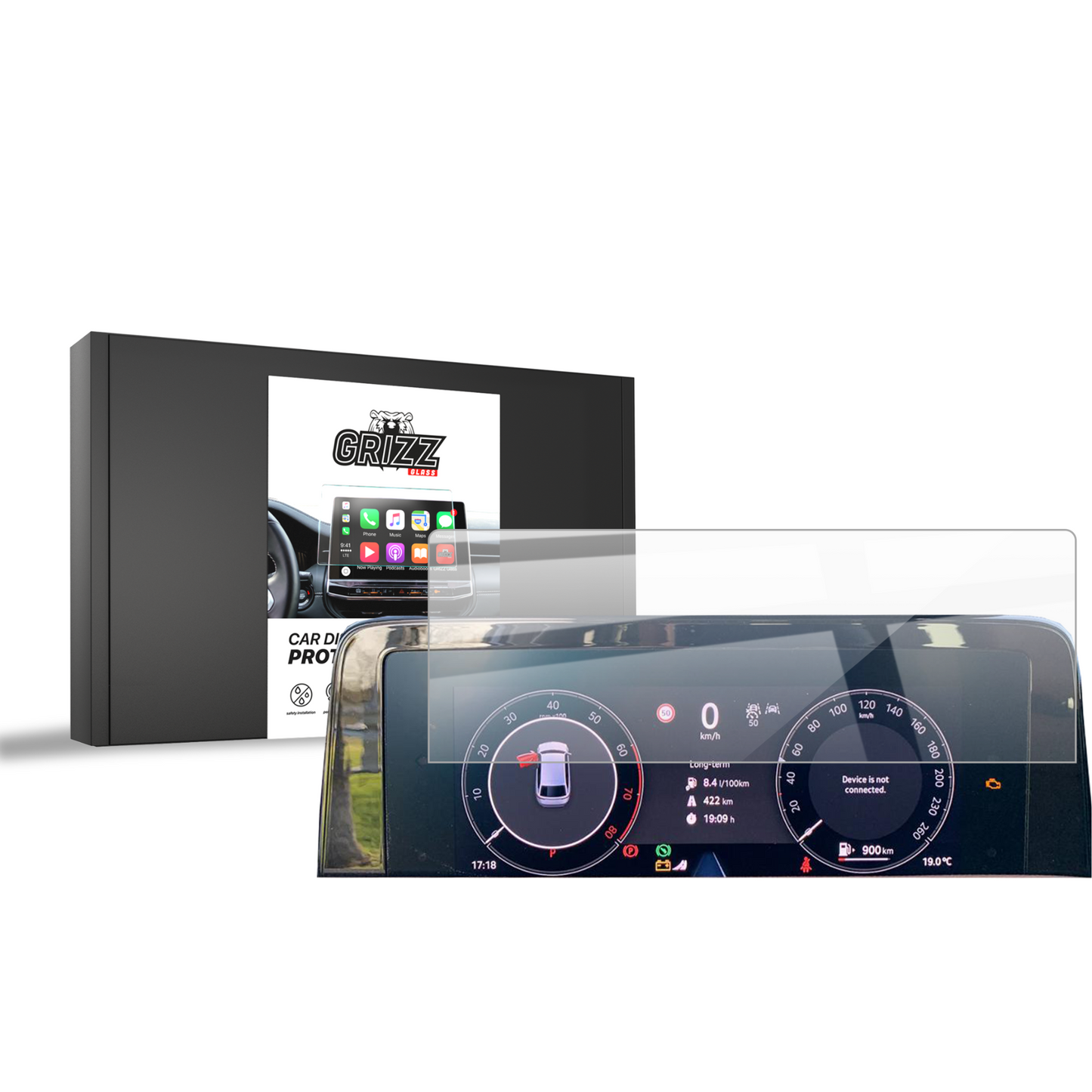 Ceramic screen film Skoda Superb 4 Virtual Cockpit (2024-2025) Grizz