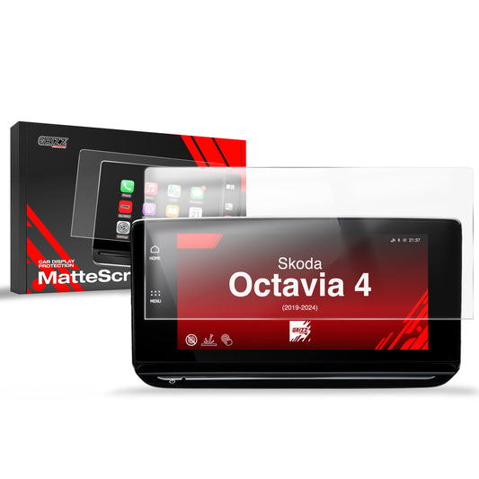 Anti-fingerprint screen film Skoda Octavia 4 10" Columbus/Bolero (2019-2024) Matte Grizz