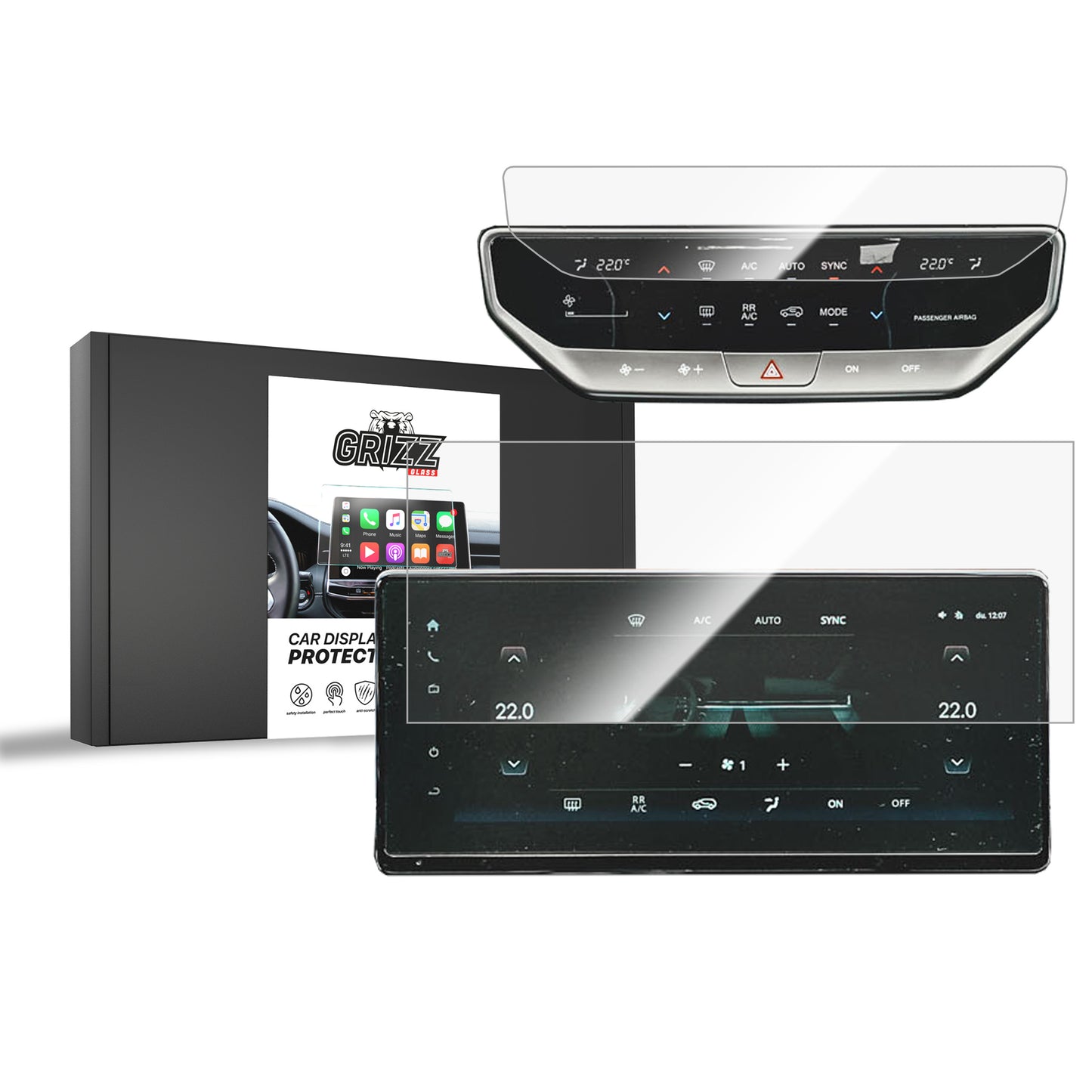 Ceramic screen film SsangYong Musso 12,3" (2023-2025) Grizz 2in1