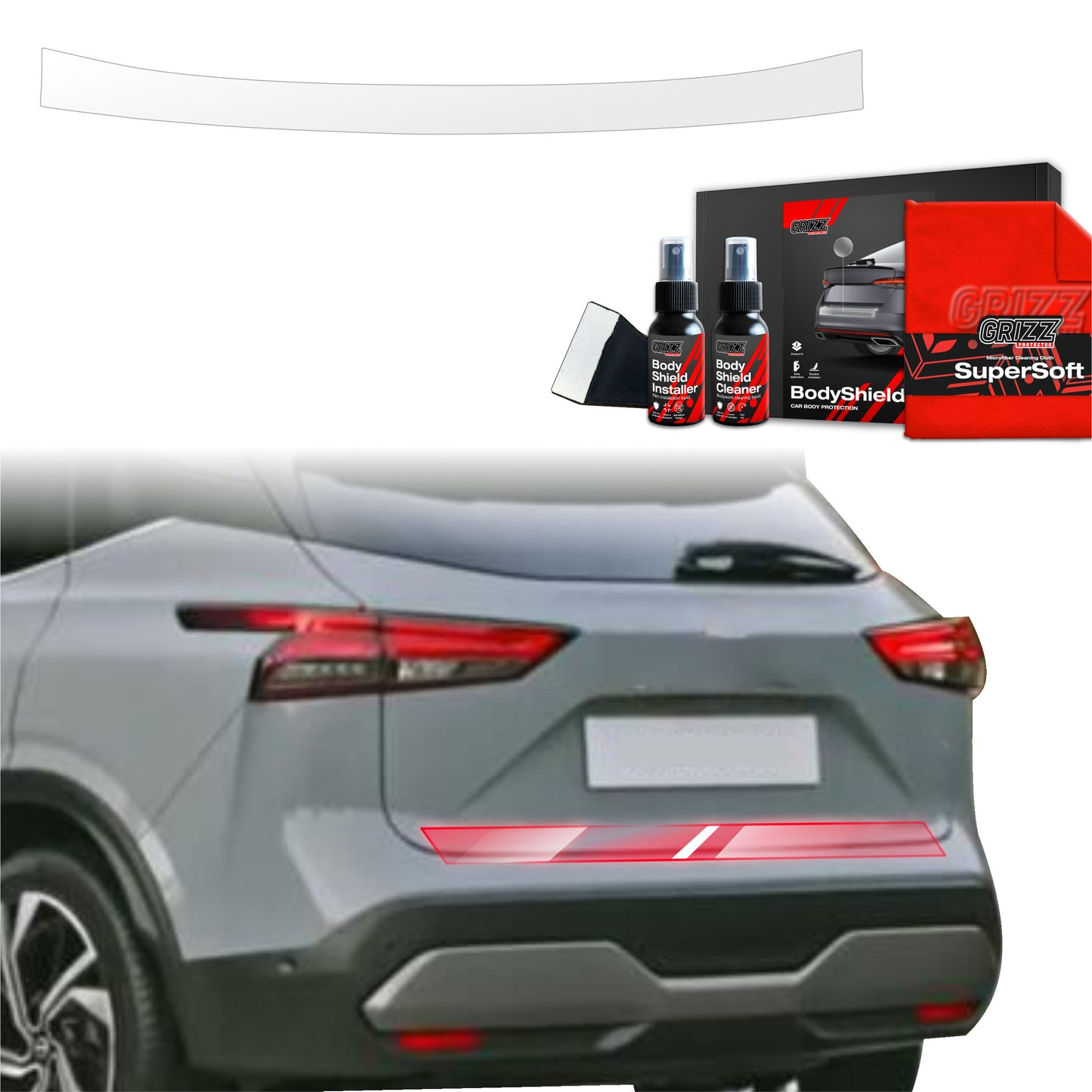 Protective film for trunk threshold for Nissan Qashqai 3 Facelift (2024-2025)